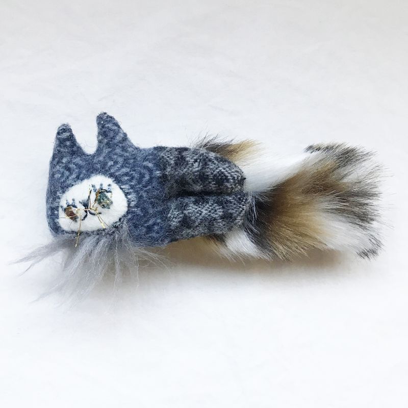 No.145❤猫❤スイカの傘❤レジン❤ヘアゴム ブローチ kikogurumi